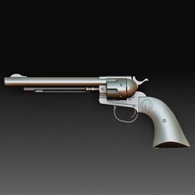 colt peacemaker long gadget weapons art bullet guns high poly 3d print model - Mito3D