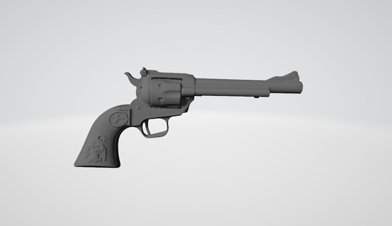 potro pacificador Kydex molde pistola 3d print model - Mito3D