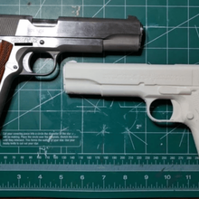 colt pistol 1911 game navy stl 9mm realgun gun glock17 weapons projectile 3d print model - Mito3D