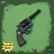 puledro polizia 38 speciale scala 1 4 pistola fucile grg replica pistole 3d print model - Mito3D