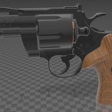colt python 2 inch various sidearm firearm revolver gun 3d print model - Mito3D