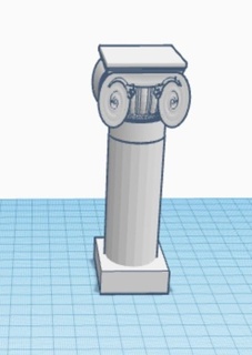 columna romano griego 3d print model - Mito3D