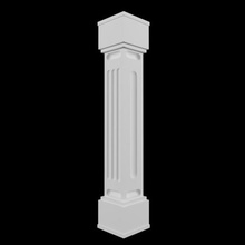 columna de la arquitectura modelo trabajo muebles familia casa piedra 3d print model - Mito3D