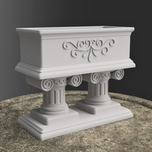 Colonnes planteur ancien plantes succulentes jardin bureau colonne grec Grèce 3d print model - Mito3D