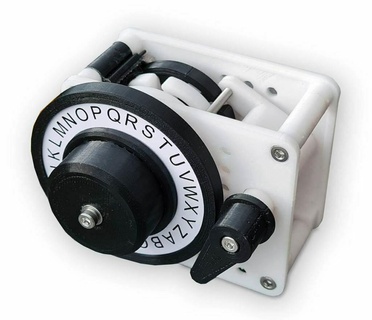 combination lock large knob case mount safe vault 3d printer accessories 3d print model - Mito3D