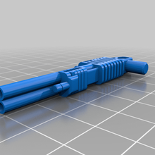 combinador guerras estilizado triple barril escopeta transformadores transformersearthrise cerco guerra Cybertron juguete 3d print model - Mito3D