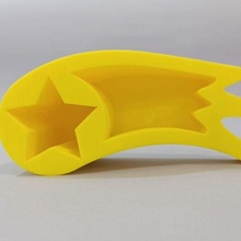 comet pencil holder 3d print model - Mito3D