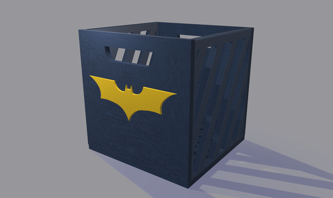 comic box batman art superman sipderman miles morales 4fantasticos one piece dragonball 3d print model - Mito3D