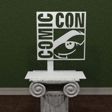comic con logo sanat işaretleri logolar dur işaret amblemi komik 3dpicks 3d print model - Mito3D