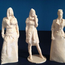 124 comic con scans art 1to24scale 3d scan female figure figurine woman women people 3d print model - Mito3D