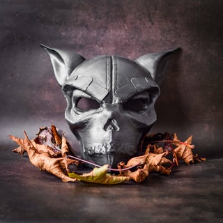 comic style batwoman batman mask halloween bat skull gothic cosplay costume spooky 3d print model - Mito3D