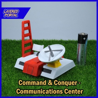 command & conquer - communications center command conquer  3d print model - Mito3D