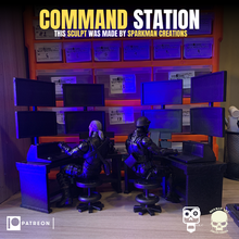 command station action figures 3d print model - Mito3D