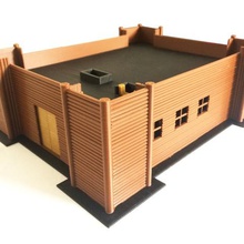 el comandante de la casa arquitectura aldea masía campo oldtime madera naturaleza a los animales modelo hause 3d print model - Mito3D