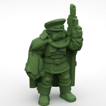 comandante comisario juego de juguete militarum imperial la guardia astra 40k 3d print model - Mito3D