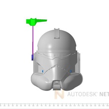 el comandante de wolff casco juego deathtrooper cosplay stormtrooper dart vader kylo clon la fase starwars 3d print model - Mito3D