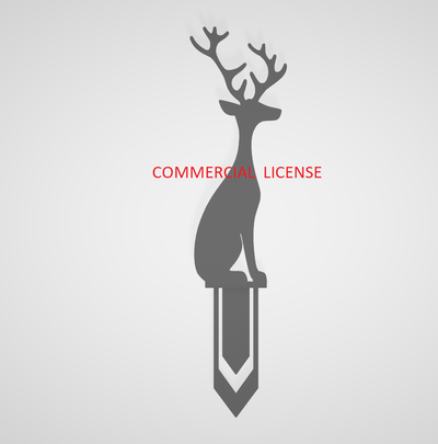 commercial license deer fallow animal mascot home bookmark sign gift book school students teacher office no media home field nature signal professor supports brackets print livre 3d print model - Mito3D