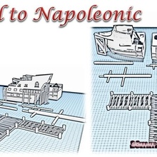 di navi mercantili medievali wargame napoleonico warhammer città casa edificio scenario diorama 3d print model - Mito3D