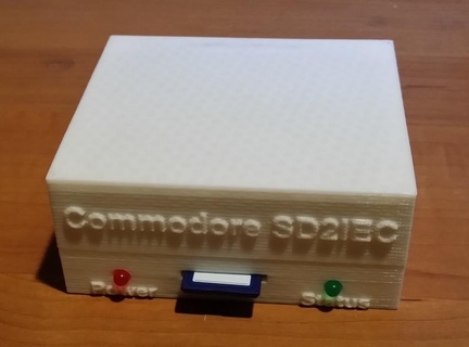 commodore 64 & 128 sd2iec enclosure c128 c64 computer 3d print model - Mito3D