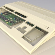 Kommodore Amiga 500 Fall Mantel 3d drucken Modell a500 Brotkasten retro Jahrgang Computer 3d print model - Mito3D