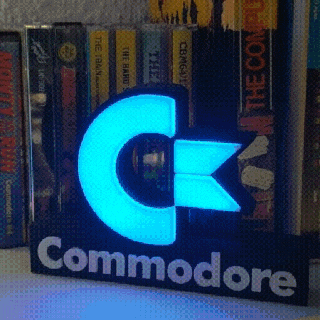 Commodore Lamba Led ışık c64 vc20 c16 c116 amiga sıra aydınlatma ev dekoru masa lambası tasarımı lamba 3d print model - Mito3D