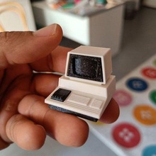 commodore pet miniature gadget history retrocomputing 3d print model - Mito3D