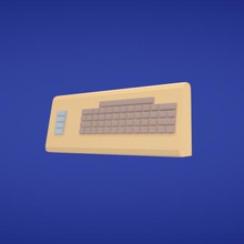 commodore gadget keyboard keypad command 3d print model - Mito3D