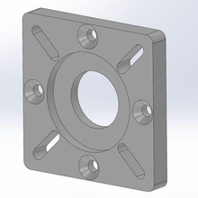 common mount plate nema 17 & 23 stepper motor tool engineering 3d print model - Mito3D