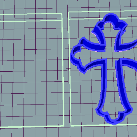 Kommunion-Kreuz-Ausstecher verschiedene Kreuze an cookies Kekse Plätzchen zu schneiden 3D print model - Mito3D