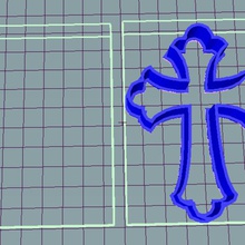 communion cross cookie cutter various crosses cookies biscuits cutting 3d print model - Mito3D