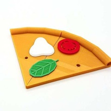 community pizza-connection Spiel Spielsets pizza slice Kinder Spaß Essen pädagogisches Spielzeug design 3d print model - Mito3D