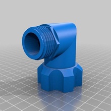 compatto 90 grado giardino tubo flessibile adattatore outdoor_garden 3d print model - Mito3D