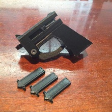 compacto lançador de dardo jogo arma nerf a primavera brinquedo 3d print model - Mito3D