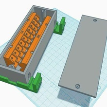 compatto giunzione scatola 40 terminali hce ipercubo fili 3d_printer_accessories 3d print model - Mito3D