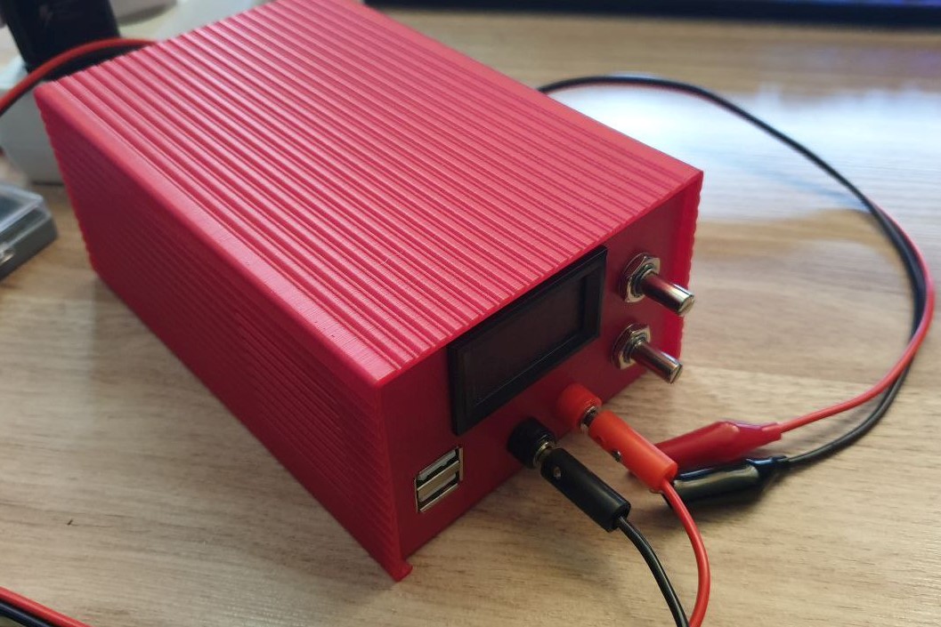compact laboratory power supply electronics powerful 3D print model - Mito3D
