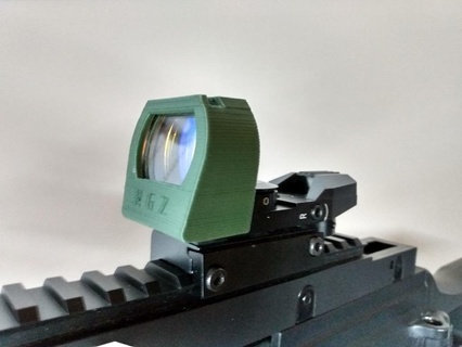 compact protection générique holographique vue v1 airsoft protecteur sport air 3d print model - Mito3D