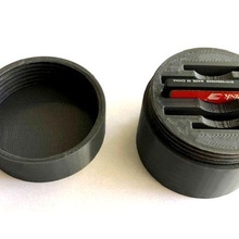 Flash compact type 2 sd carte titulaire soutien caméra photo type2 3d print model - Mito3D