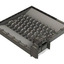 compactor Spiel necromunda Gelände badzone Sektor 7 3d print model - Mito3D