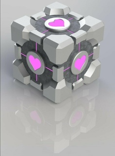 compagnon cube portail Jeu vidéo Jeux 3d print model - Mito3D