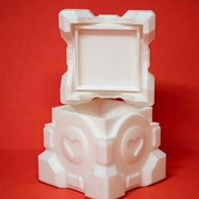 Begleiter Würfel Box Portal Kuchen Behälter 3d print model - Mito3D