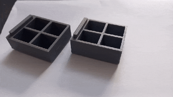 compartment box storage container 3d print model - Mito3D