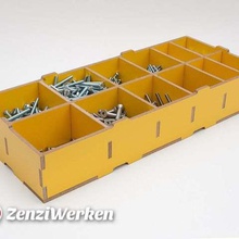 Fach-Speicher-Kasten cnc-laser home Container zenziwerken storage box stepcraft hdf Fach cnc-router cnc 3d print model - Mito3D