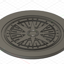 Kompass Untersetzer 3d print model - Mito3D