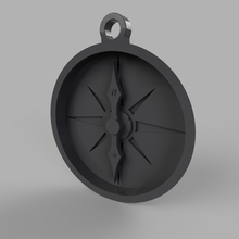 compass necklace jewelry pendant amulet 3d print model - Mito3D