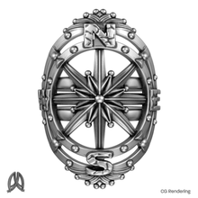 compass ring jewelry 3d print model - Mito3D
