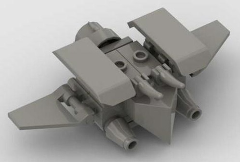 compatibile drone drone compatibile edificio blocchi 3d print model - Mito3D