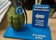 complaint grenade funny 3d print model - Mito3D