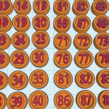complete bingo numbers 3d print model - Mito3D