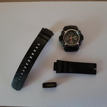 complete bracelet strap flexible casio g-shock watch various fastener 3d print model - Mito3D