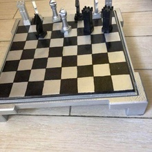 complet jeu d'échecs echec 3d print model - Mito3D